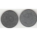 1940 10 Pfennig Svastica Zecca A